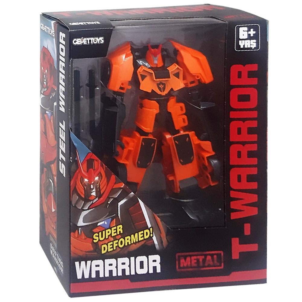 Gepettoys Oyuncak Metal Gövdeli Dönüşebilen Robot LJ1654