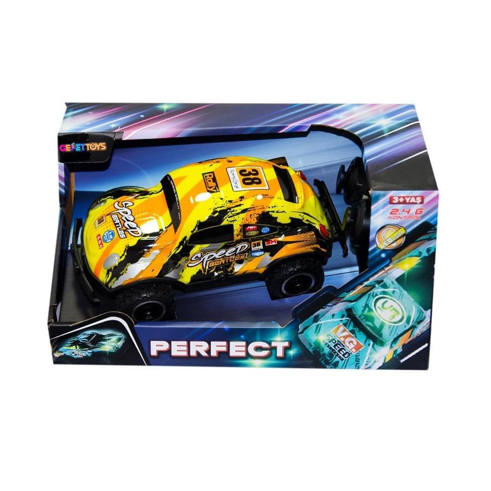 Gepettoys Oyuncak Uzaktan Kumandalı Yarış Arabası Full Fonksiyon LED Işıklı Gövde 1:24 Off Road Şarjlı