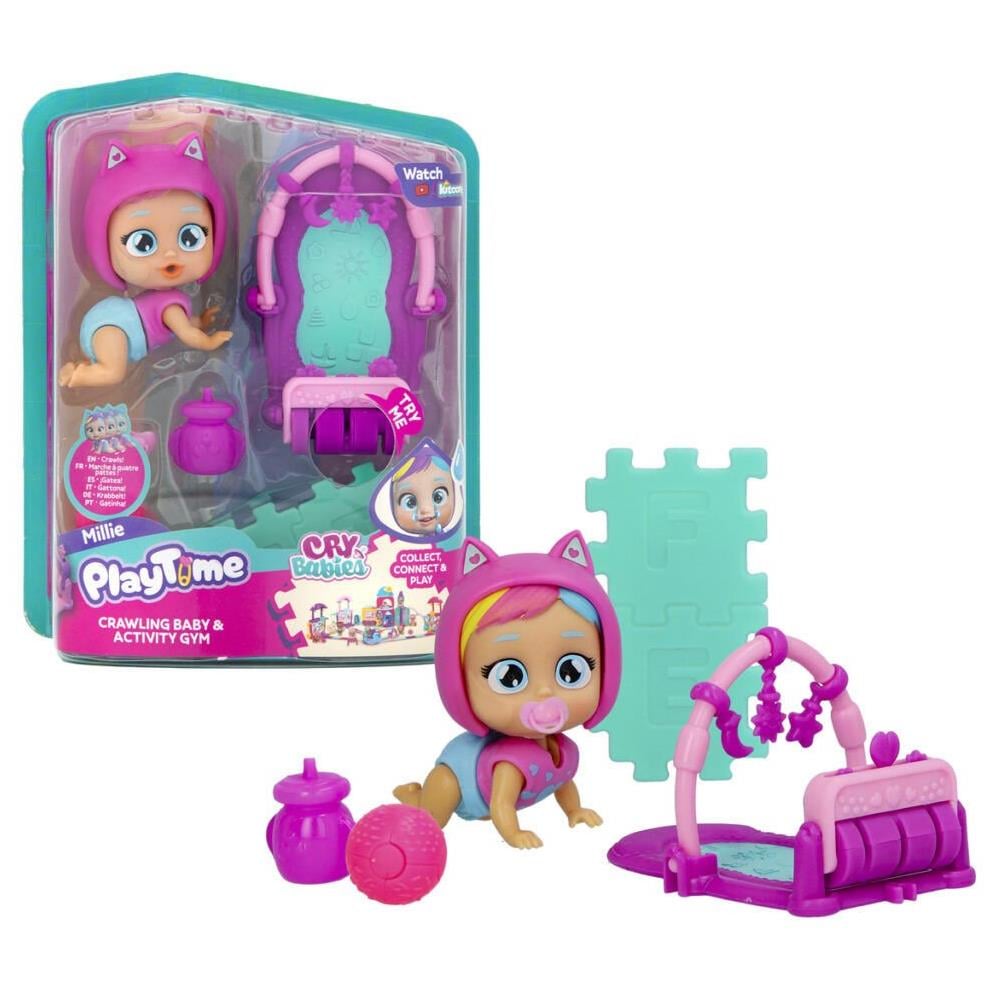 Giochi Cry Babies Play Time Mini Millie Bebek ve Aktivite Halısı CYP04000