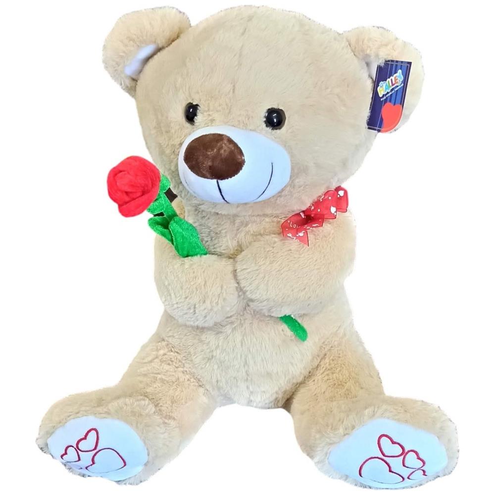 Halley Oyuncak Gül Tutan Ayı 35 Cm PL62729
