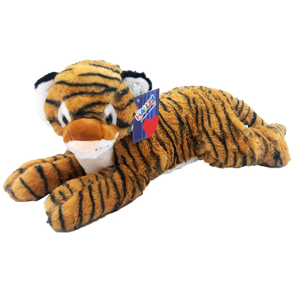 Halley Oyuncak Peluş Yatan Aslan Kaplan PL62565 60 Cm