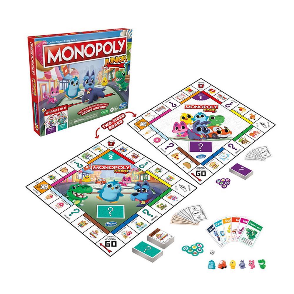 Hasbro Monopoly Junior 2 Si 1 Arada F8562