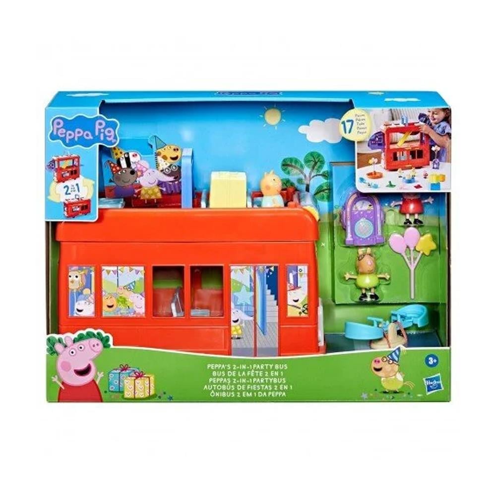 Hasbro Peppa Pig 2'si 1 Arada Parti Otobüsü F8881