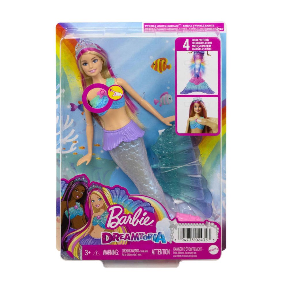 HDJ36 BARBIE DREAMTOPIA ISILTILI DENIZ KIZI