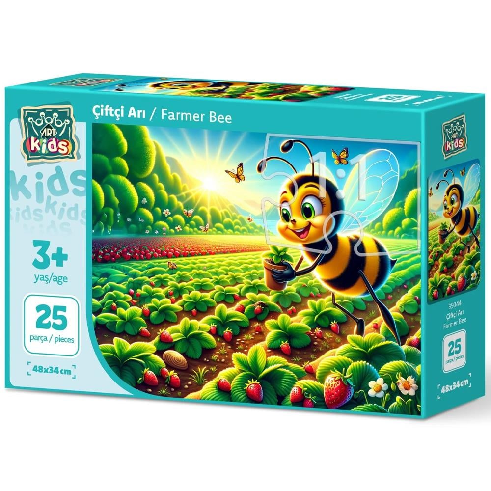 Heidi Oyuncak Art Çocuk Çiftçi Arı 25 Parça Puzzle 35044