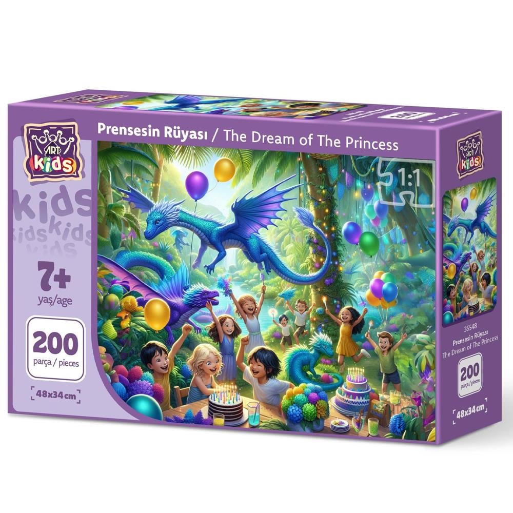 Heidi Oyuncak Art Çocuk Prensesin Rüyası 200 Parça Puzzle 35548