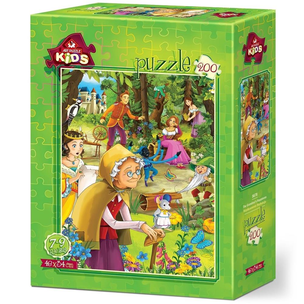 Heidi Oyuncak Art Çocuk Puzzle Büyükannenin Mutluluğu 200 Parça 5678