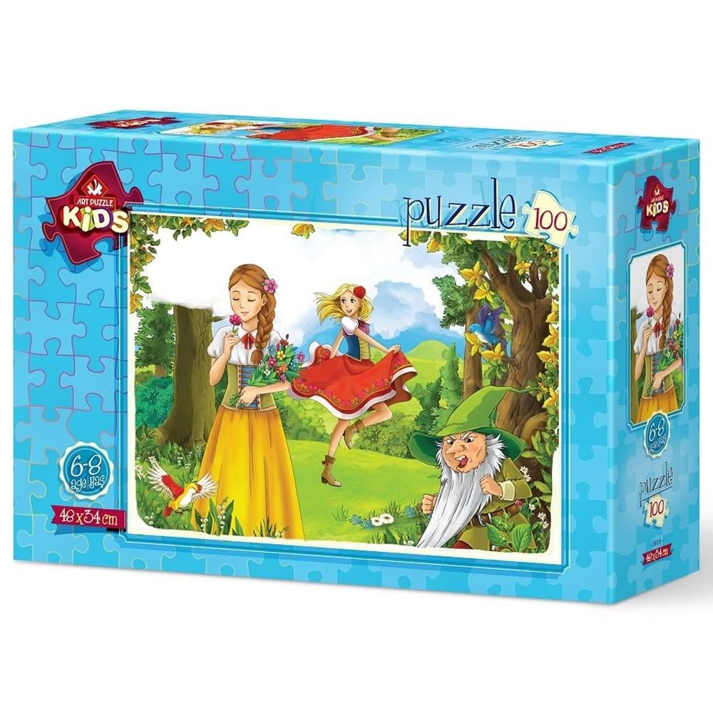Heidi Oyuncak Art Çocuk Puzzle Masal Gülü 100 Parça 5619