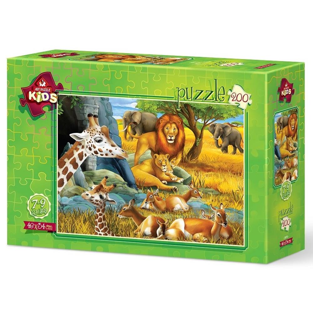 Heidi Oyuncak Art Çocuk Puzzle Orman Hayvanları 200 Parça 5676