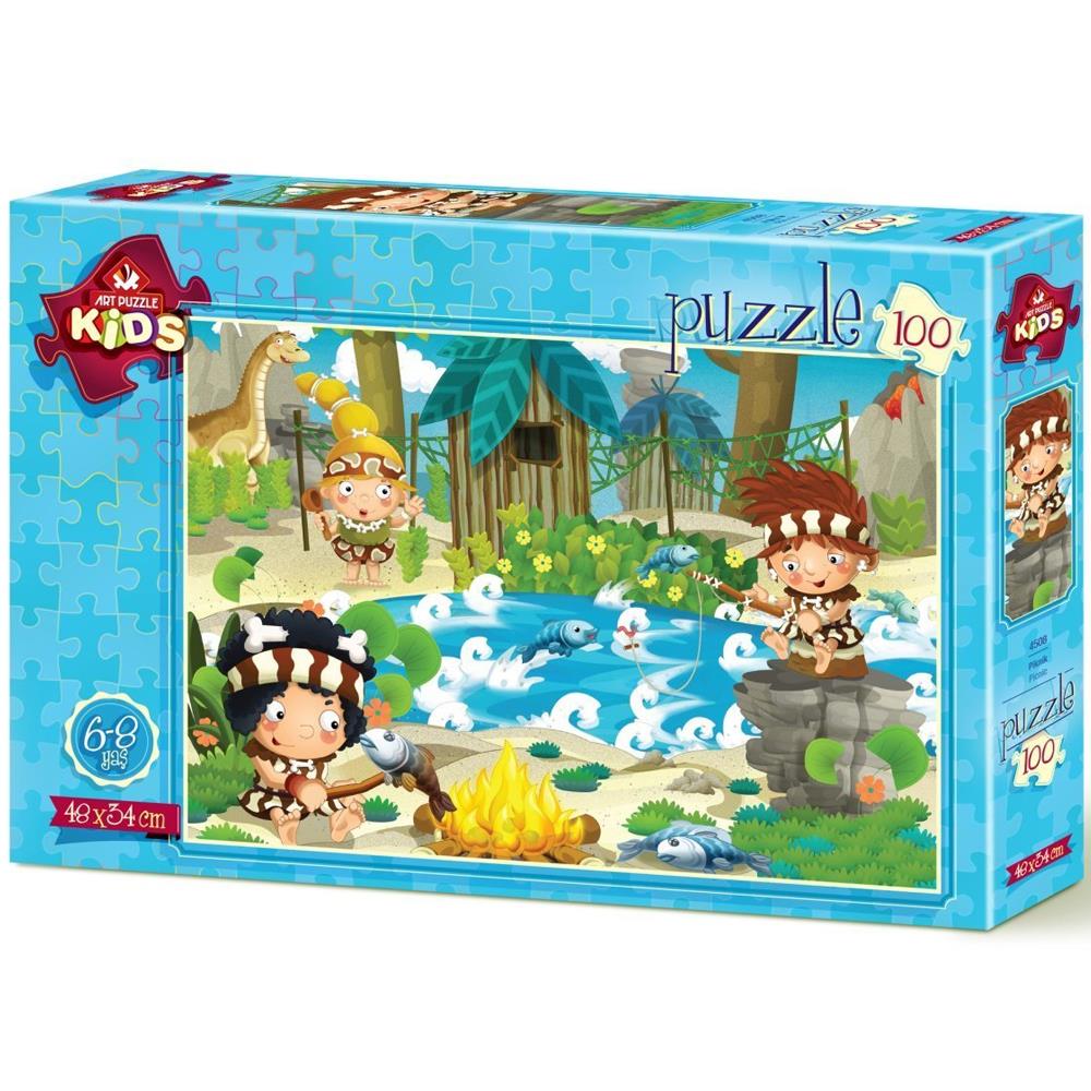 Heidi Oyuncak Art Çocuk Puzzle Piknik 100 Parça 4508