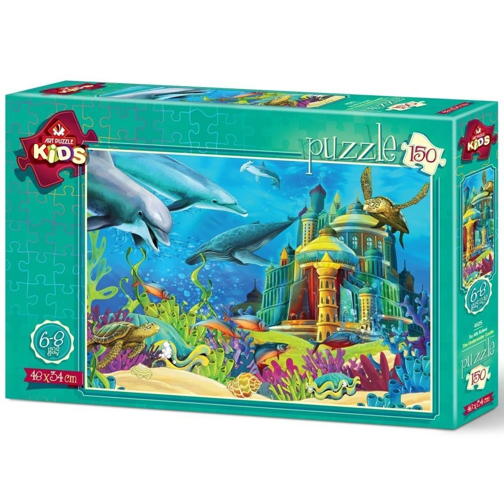 Heidi Oyuncak Art Çocuk Puzzle Su Altı Kalesi 150 Parça 4525