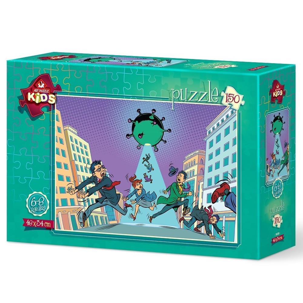 Heidi Oyuncak Art Çocuk Puzzle Virüsten Kaçış 150 Parça 5659