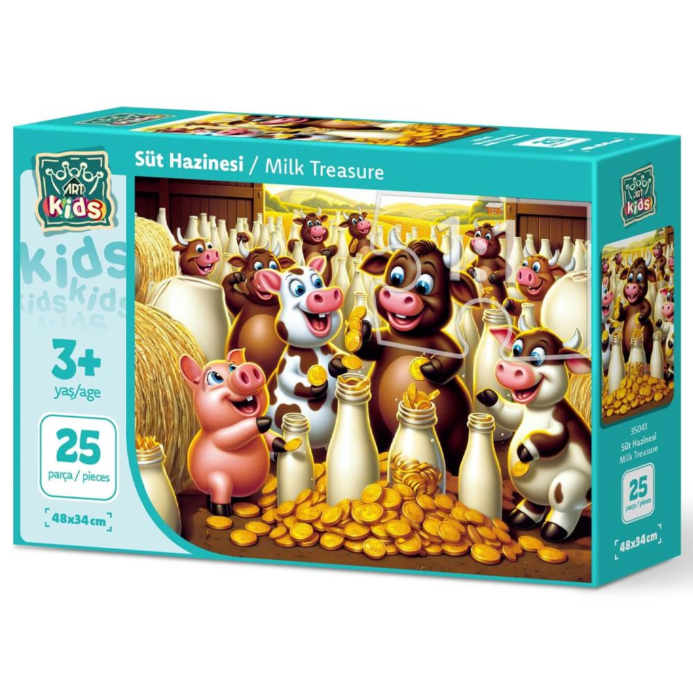 Heidi Oyuncak Art Çocuk Süt Hazinesi 25 Parça Puzzle 35041