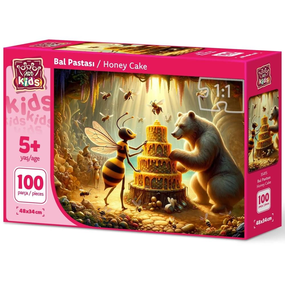 Heidi Oyuncak Art Kids Bal Pastası 100 Parça 35415