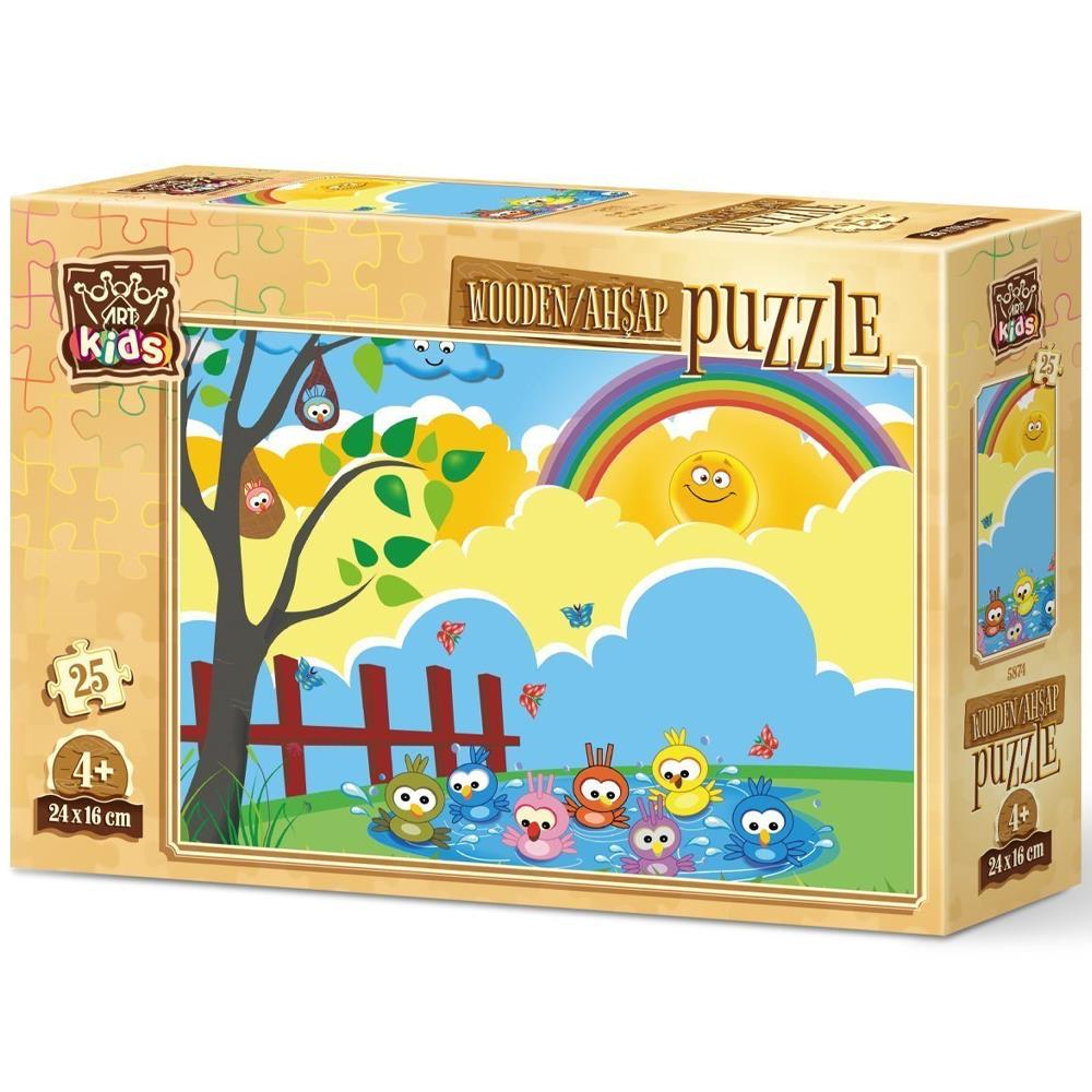 Heidi Oyuncak Art Kids Banyo Zamanı 25 Parça Ahşap Puzzle 5874