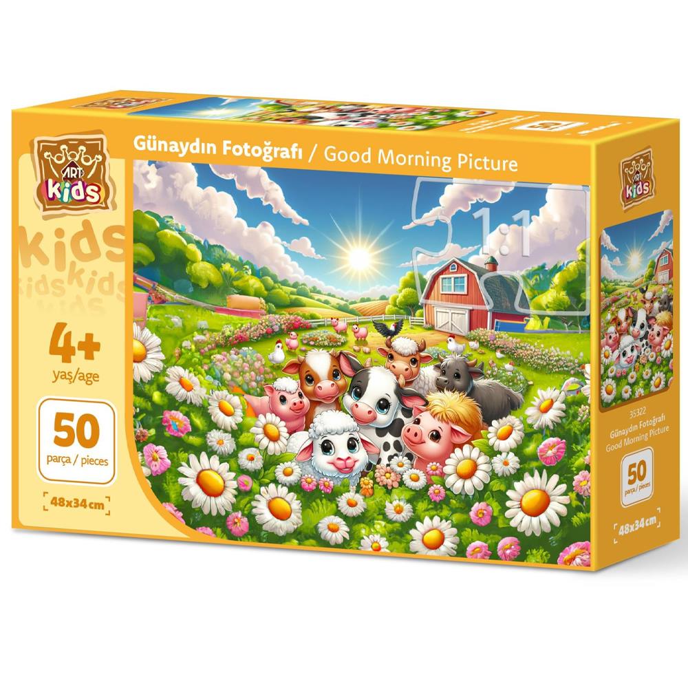 Heidi Oyuncak Art Kids Günaydın Fotoğrafı 50 Parça Puzzle 35322