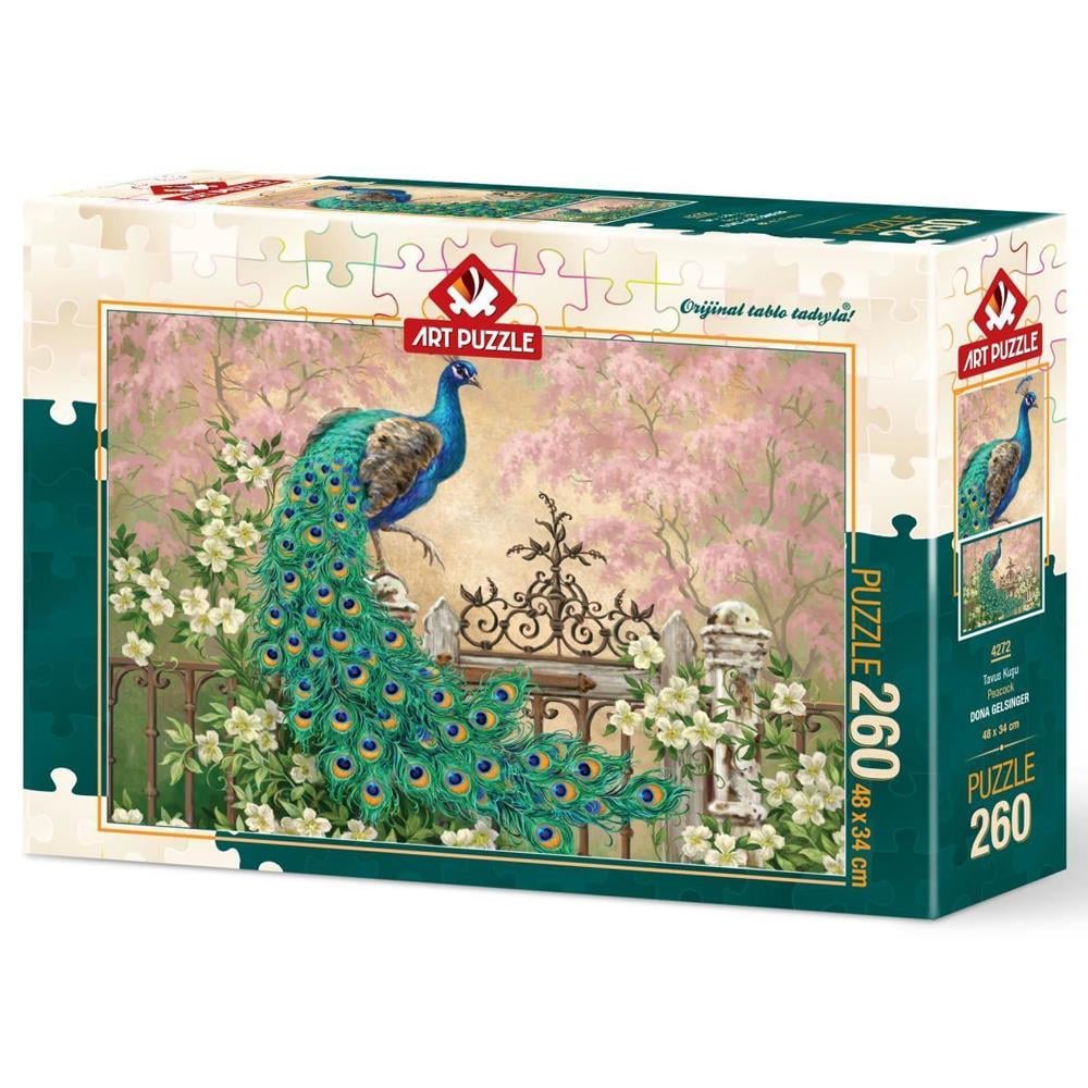 Heidi Oyuncak Art Puzzle 260 Parça Puzzle Tavus Kuşu 4272