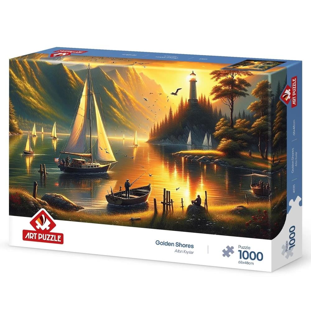 Heidi Oyuncak Art Puzzle Altın Kıyılar 1000 Parça Puzzle 41015