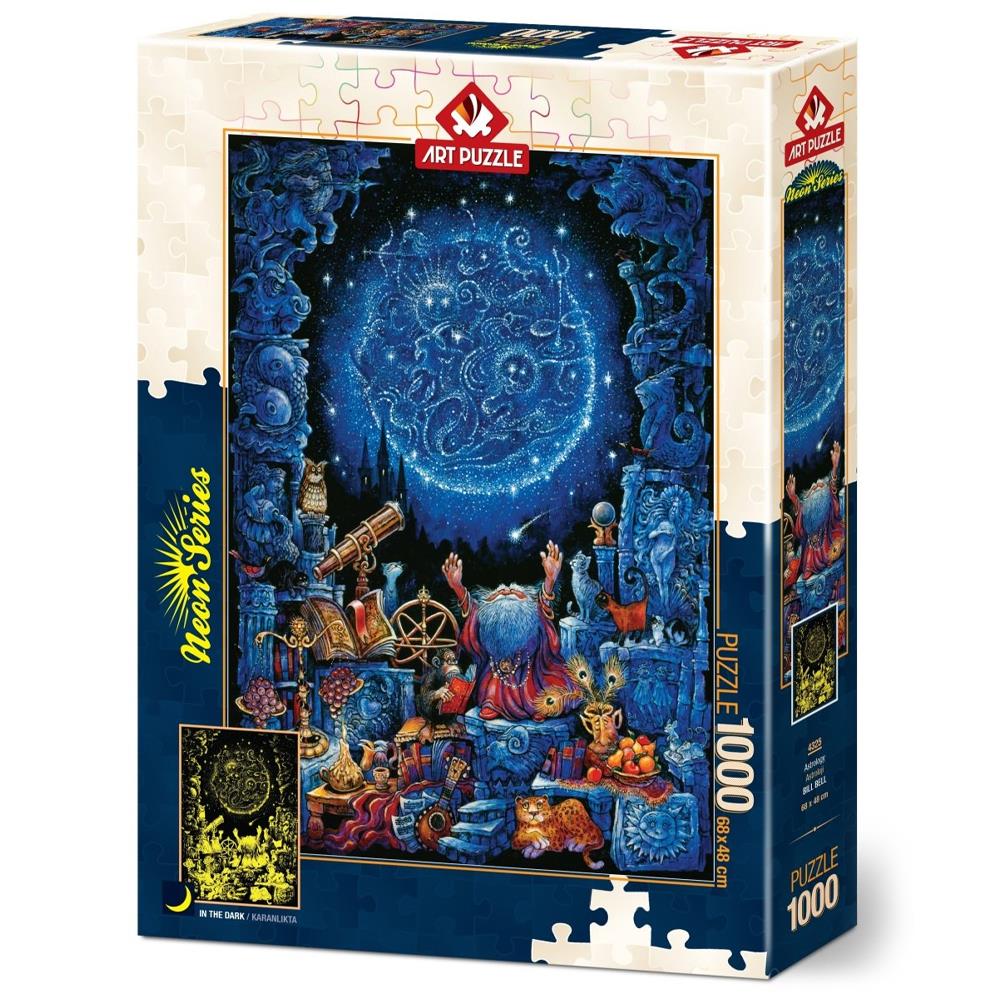 Heidi Oyuncak Art Puzzle Astroloji 1000 Parça Neon Puzzle 4325