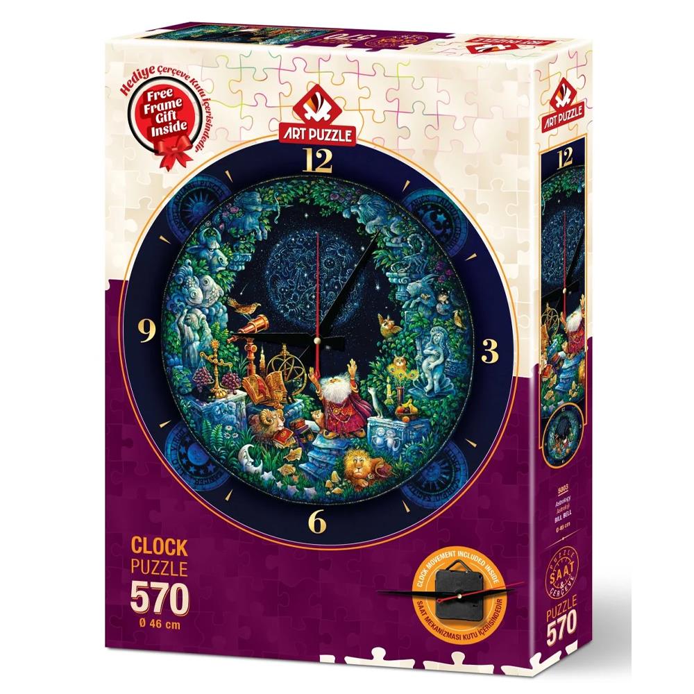 Heidi Oyuncak Art Puzzle Astroloji 570 Parça Saat Puzzle 5003
