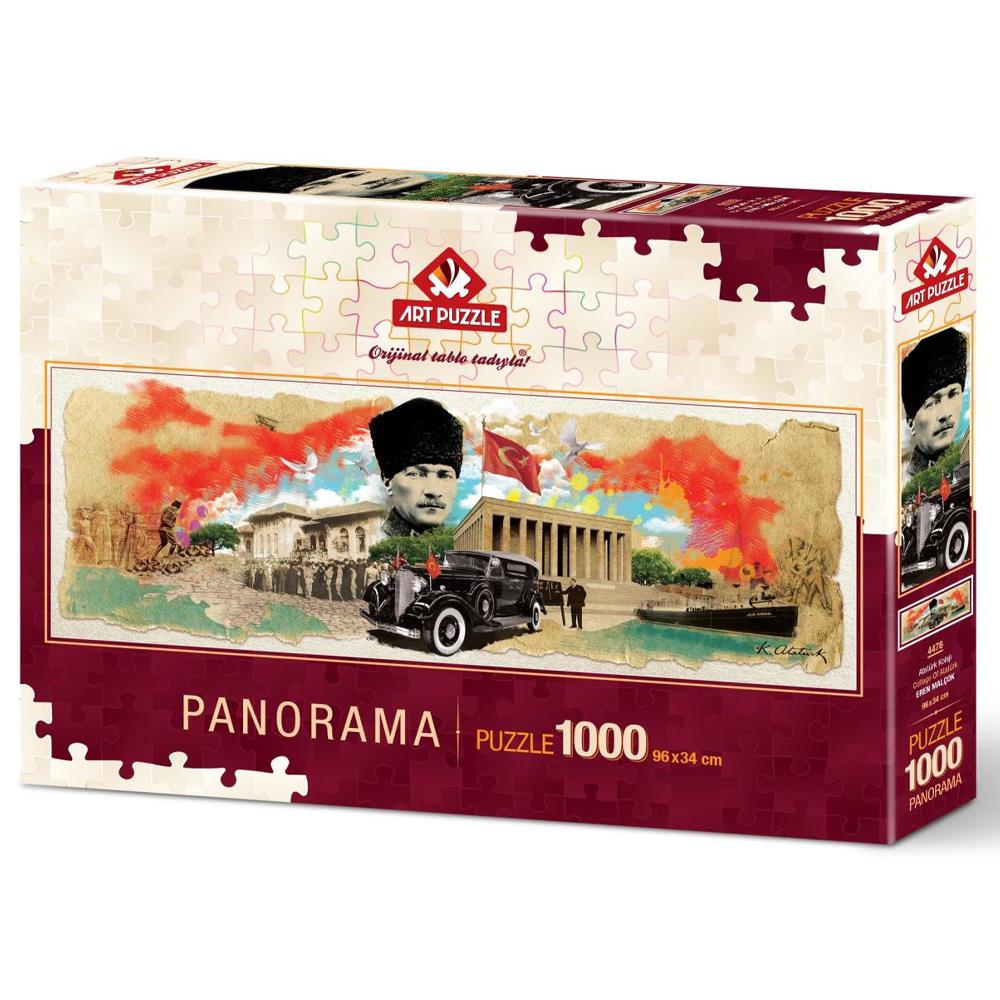 Heidi Oyuncak Art Puzzle Atatürk Kolajı 1000 Parça Panorama 4476