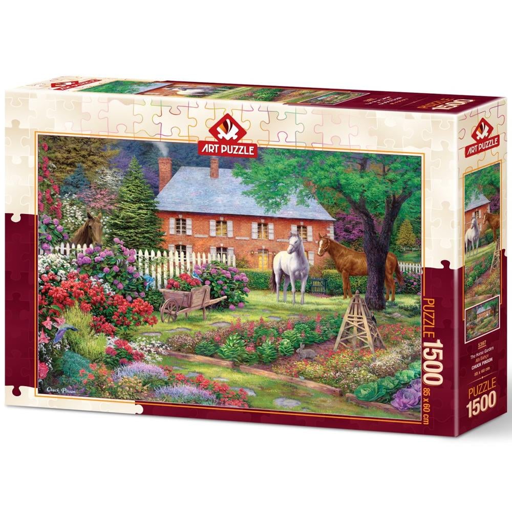 Heidi Oyuncak Art Puzzle Atlı Bahçe 1500 Parça Puzzle 5397