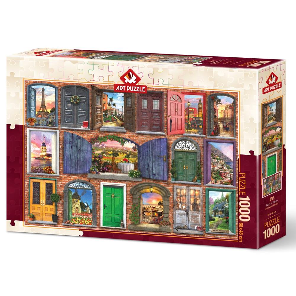 Heidi Oyuncak Art Puzzle Avrupa'nın Kapıları 1000 Parça Puzzle 5219