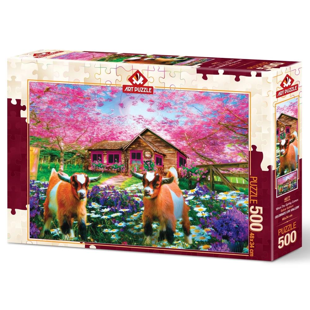 Heidi Oyuncak Art Puzzle Bahar Gelince 500 Parça 4577