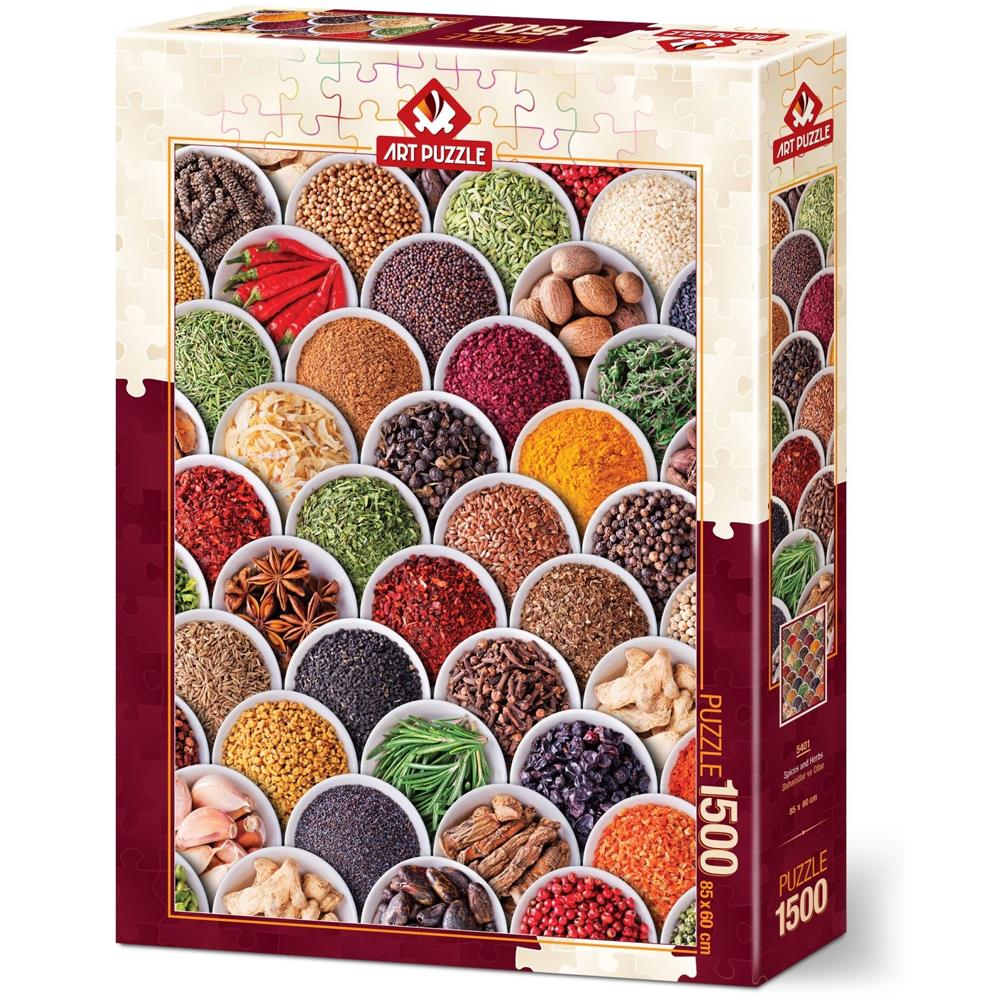Heidi Oyuncak Art Puzzle Baharatlar Ve Otlar 1500 Parça Puzzle 5401