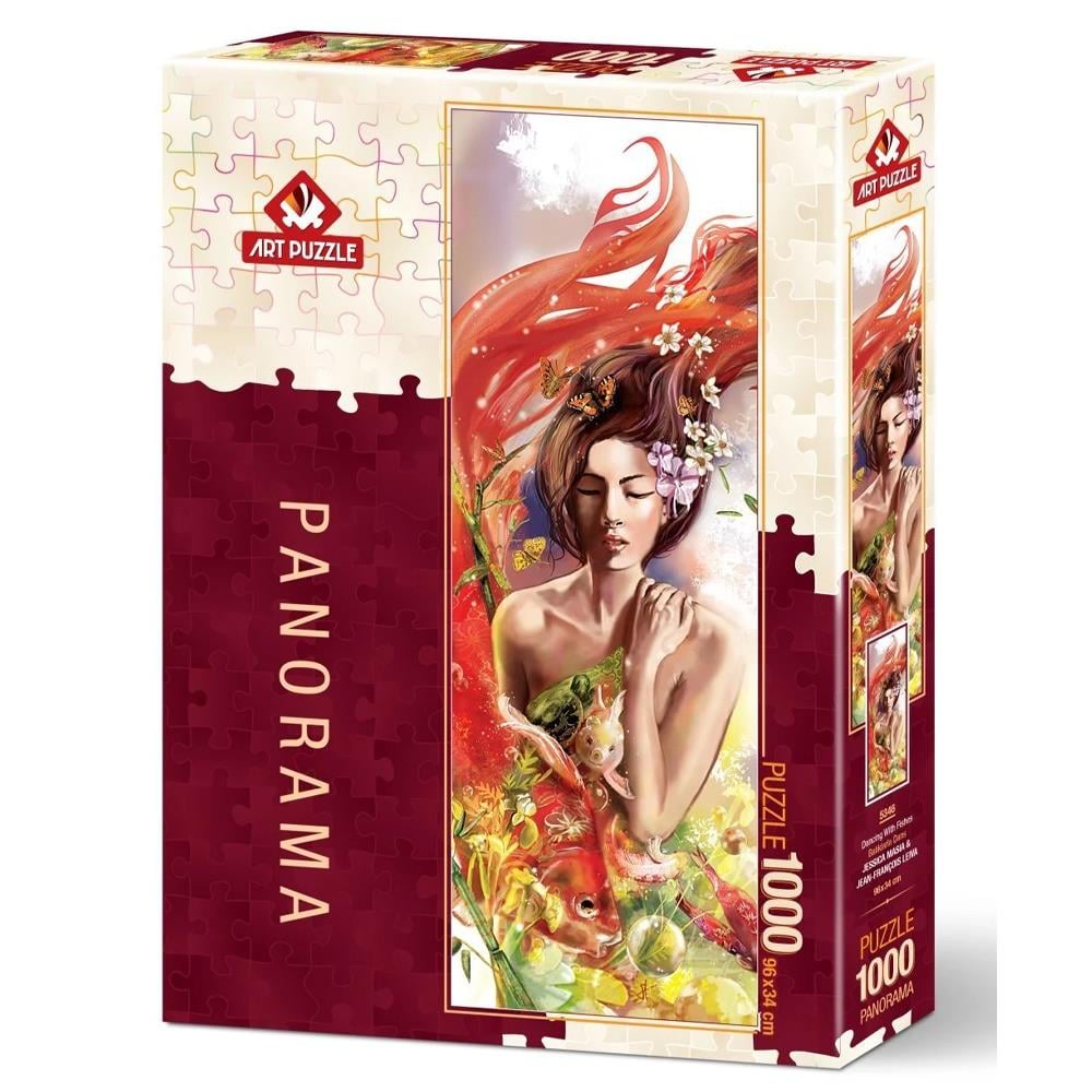 Heidi Oyuncak Art Puzzle Balıklarla Dans 1000 Parça Panorama Pu 5346
