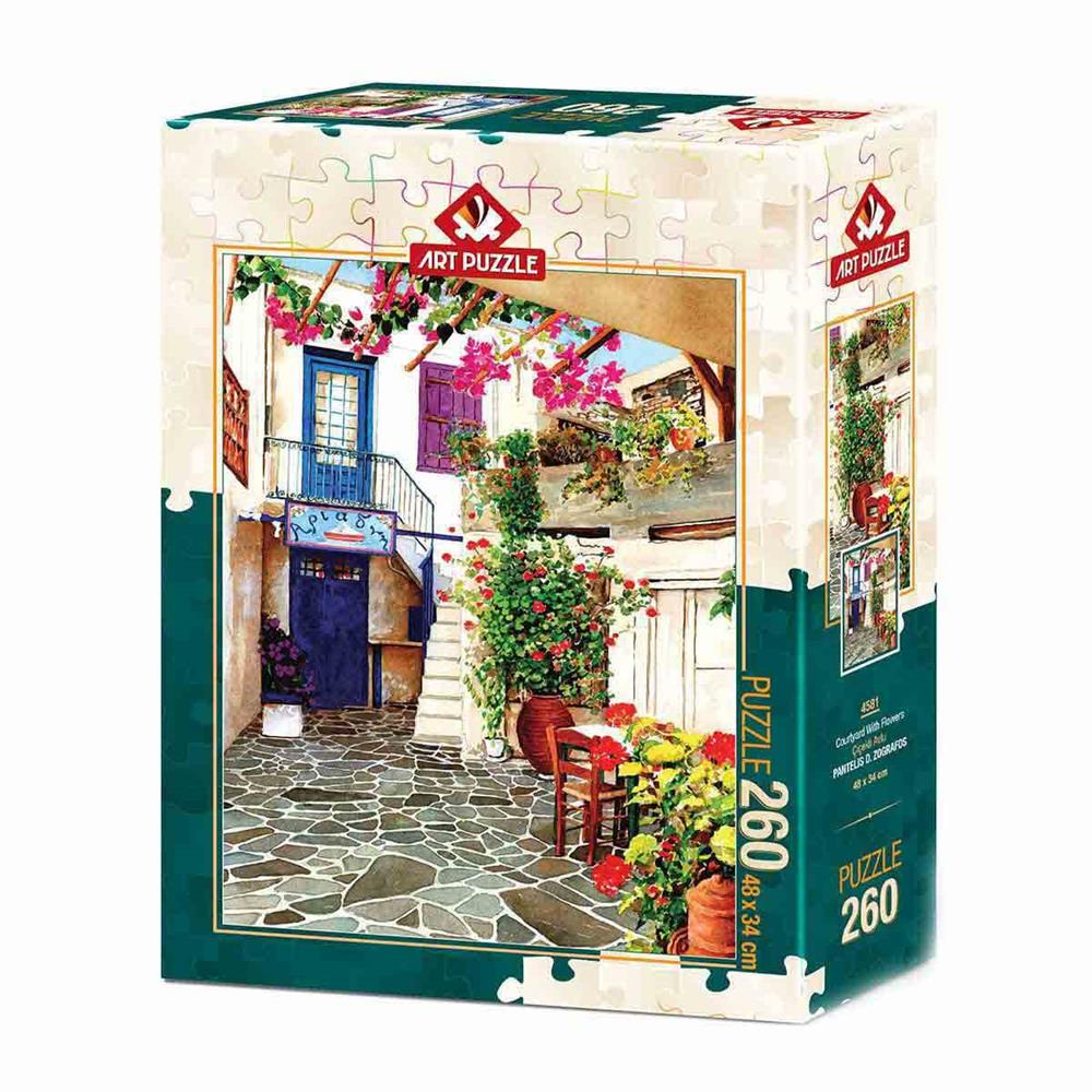 Heidi Oyuncak Art Puzzle Çiçekli Avlu 260 Parça Puzzle 4581
