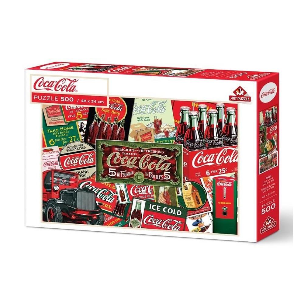 Heidi Oyuncak Art Puzzle Coca-Cola Soğuk İçiniz 500 Parça Puzzle 5931