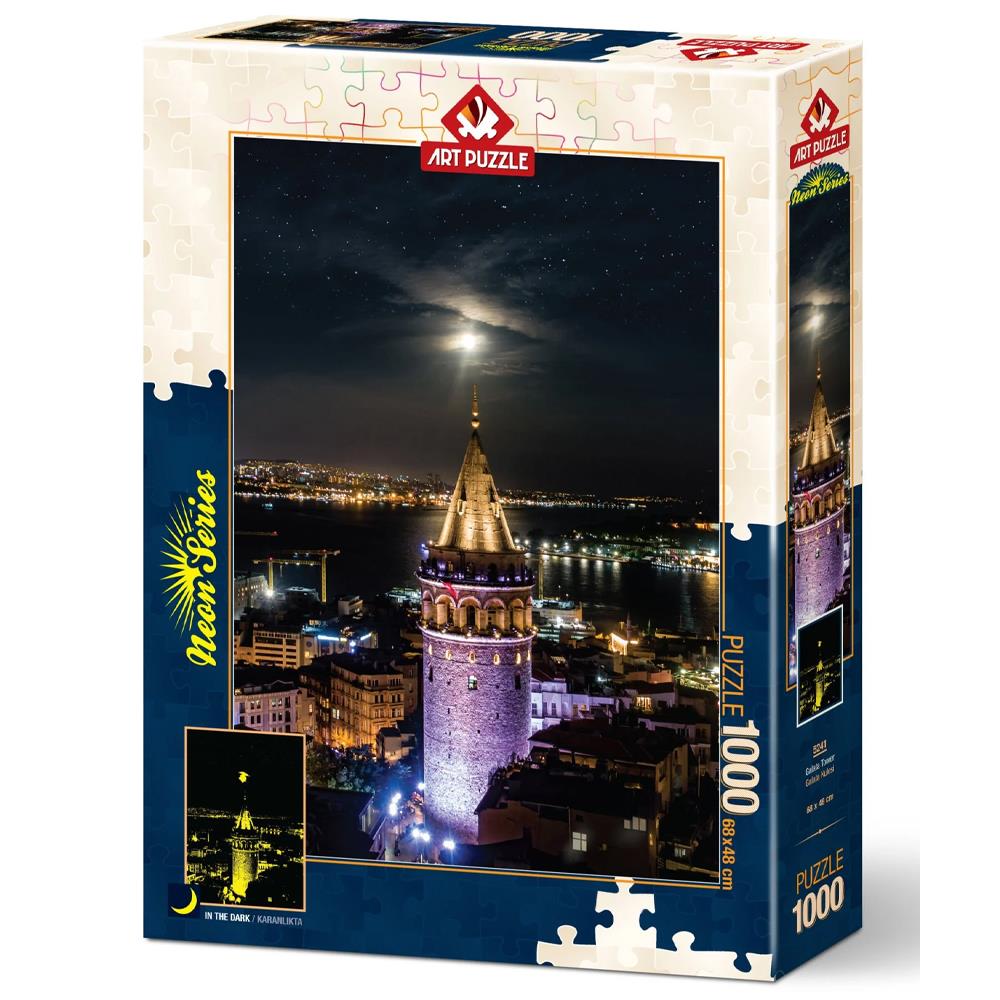 Heidi Oyuncak Art Puzzle Galata Kulesi 1000 Parça Neon Puzzle 5241