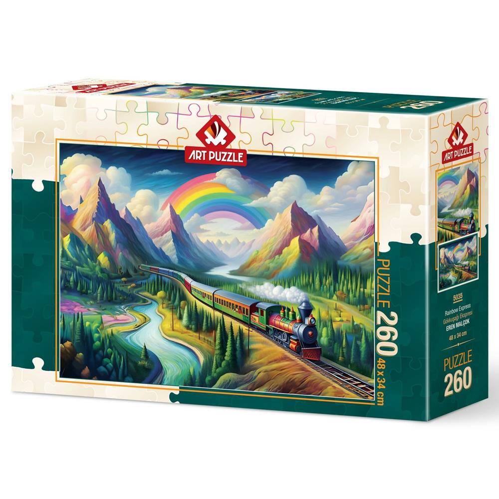 Heidi Oyuncak Art Puzzle Gökkuşağı Ekspresi 260 Parça Puzzle 5035