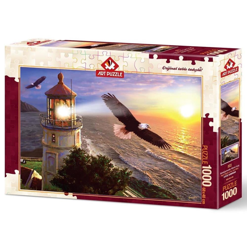 Heidi Oyuncak Art Puzzle Gündoğumunda Yüksek Uçuş 1000 Parça Puzzle 4221