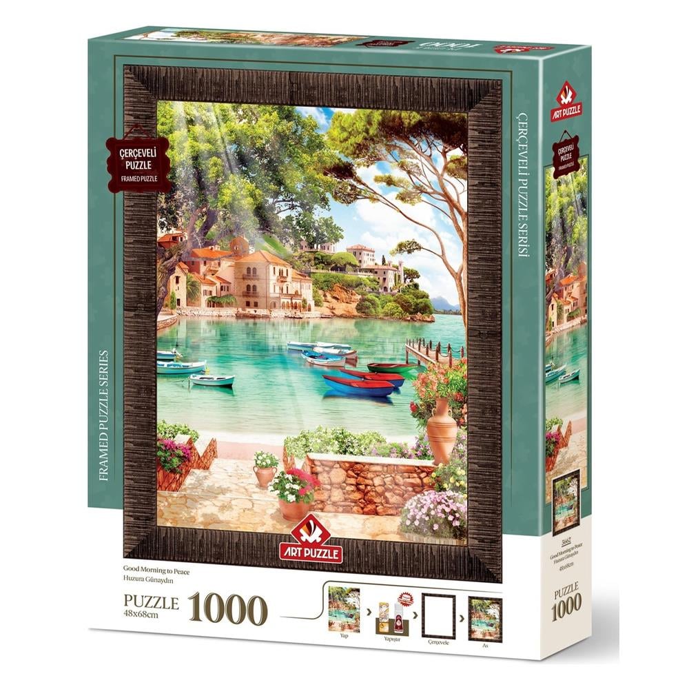 Heidi Oyuncak Art Puzzle Huzura Günaydın 1000 Parça Çerçeveli Puzzle 5662