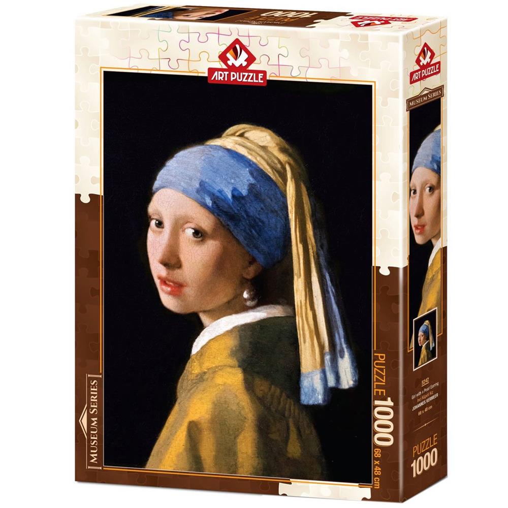 Heidi Oyuncak Art Puzzle İnci Küpeli Kız 1000 Parça Puzzle 5242
