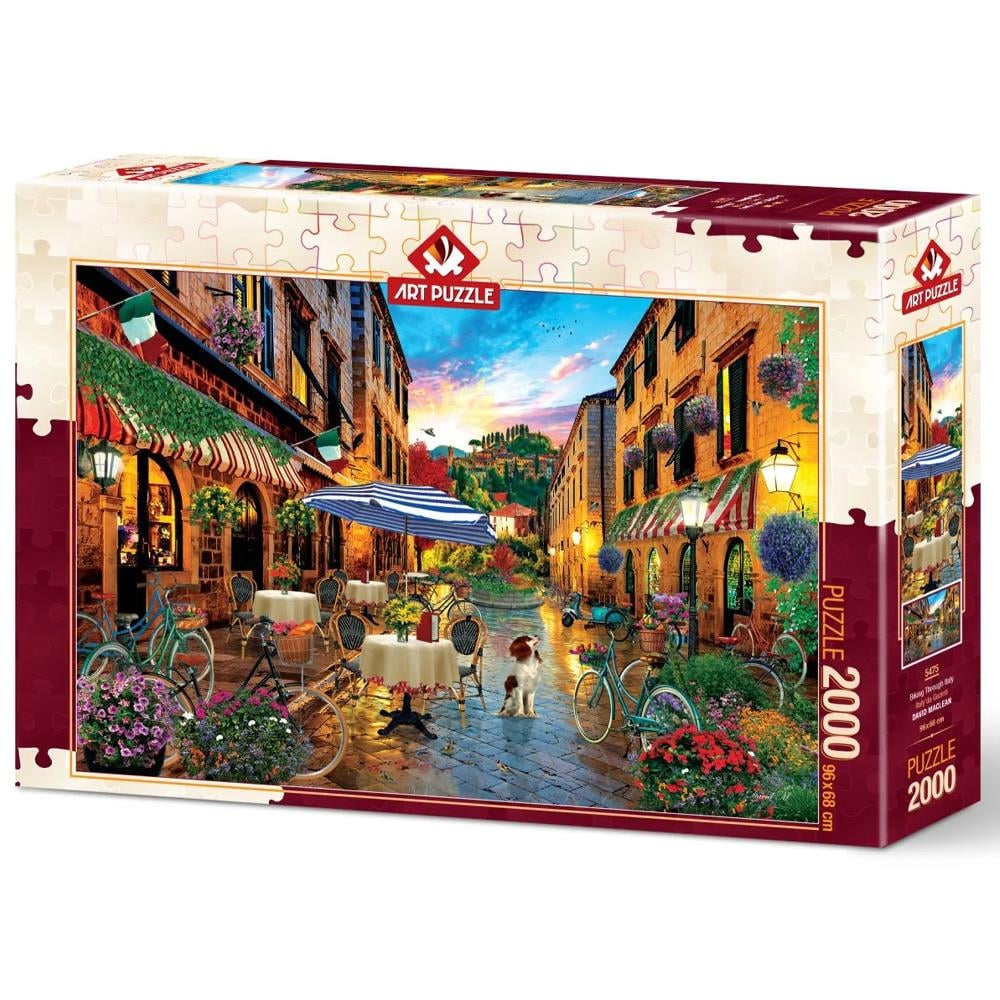 Heidi Oyuncak Art Puzzle İtalya'da Gezinti 2000 Parça Puzzle 5475
