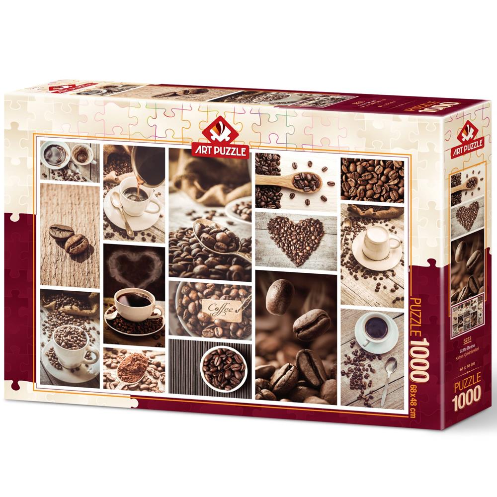 Heidi Oyuncak Art Puzzle Kahve Çekirdekleri 1000 Parça Puzzle 5233