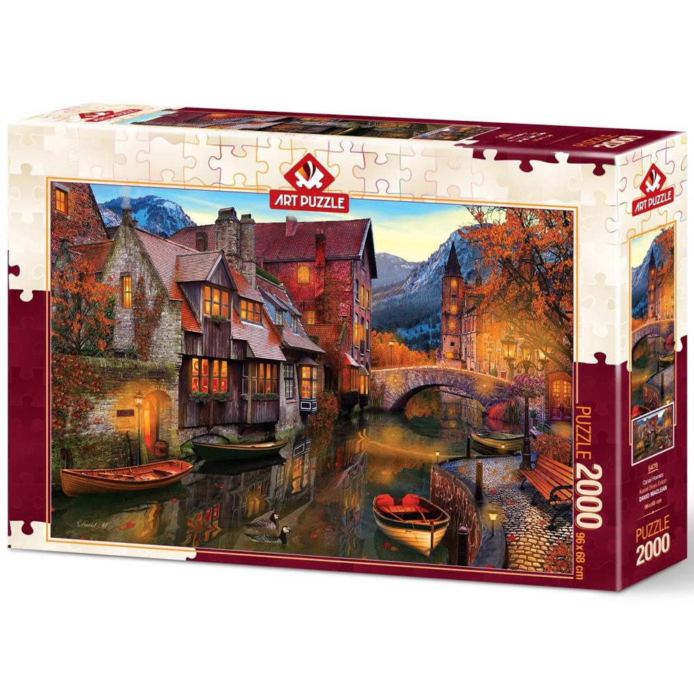 Heidi Oyuncak Art Puzzle Kanal Boyu Evleri 2000 Parça Puzzle 5476