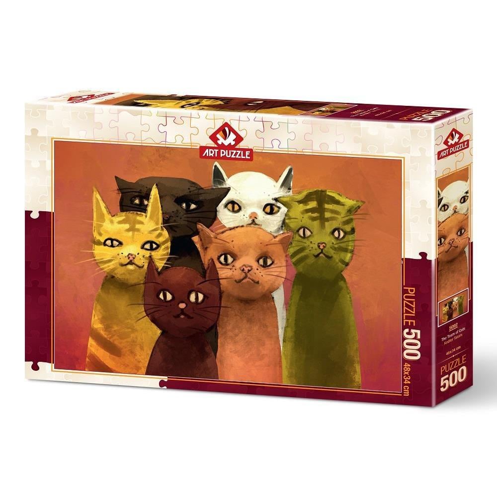 Heidi Oyuncak Art Puzzle Kediler Takımı 500 Parça Puzzle 5092