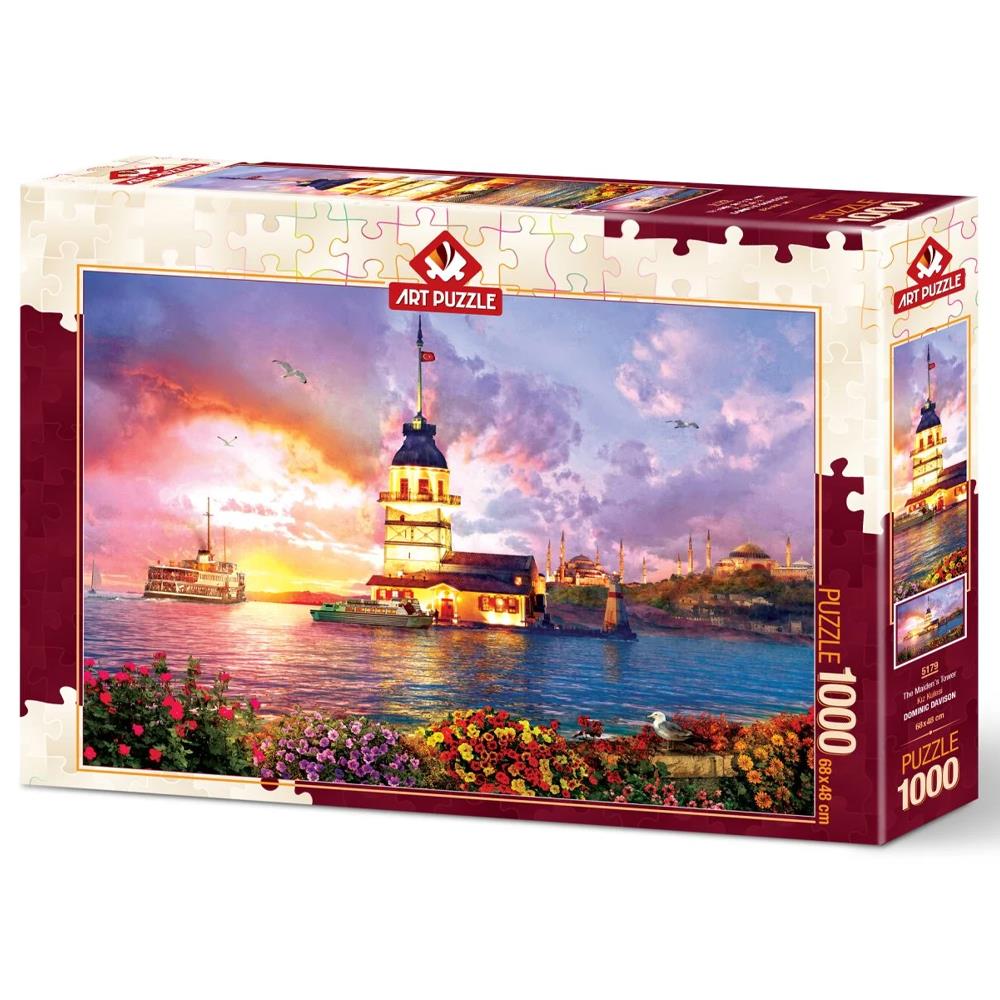 Heidi Oyuncak Art Puzzle Kız Kulesi 1000 Parça Puzzle 5179
