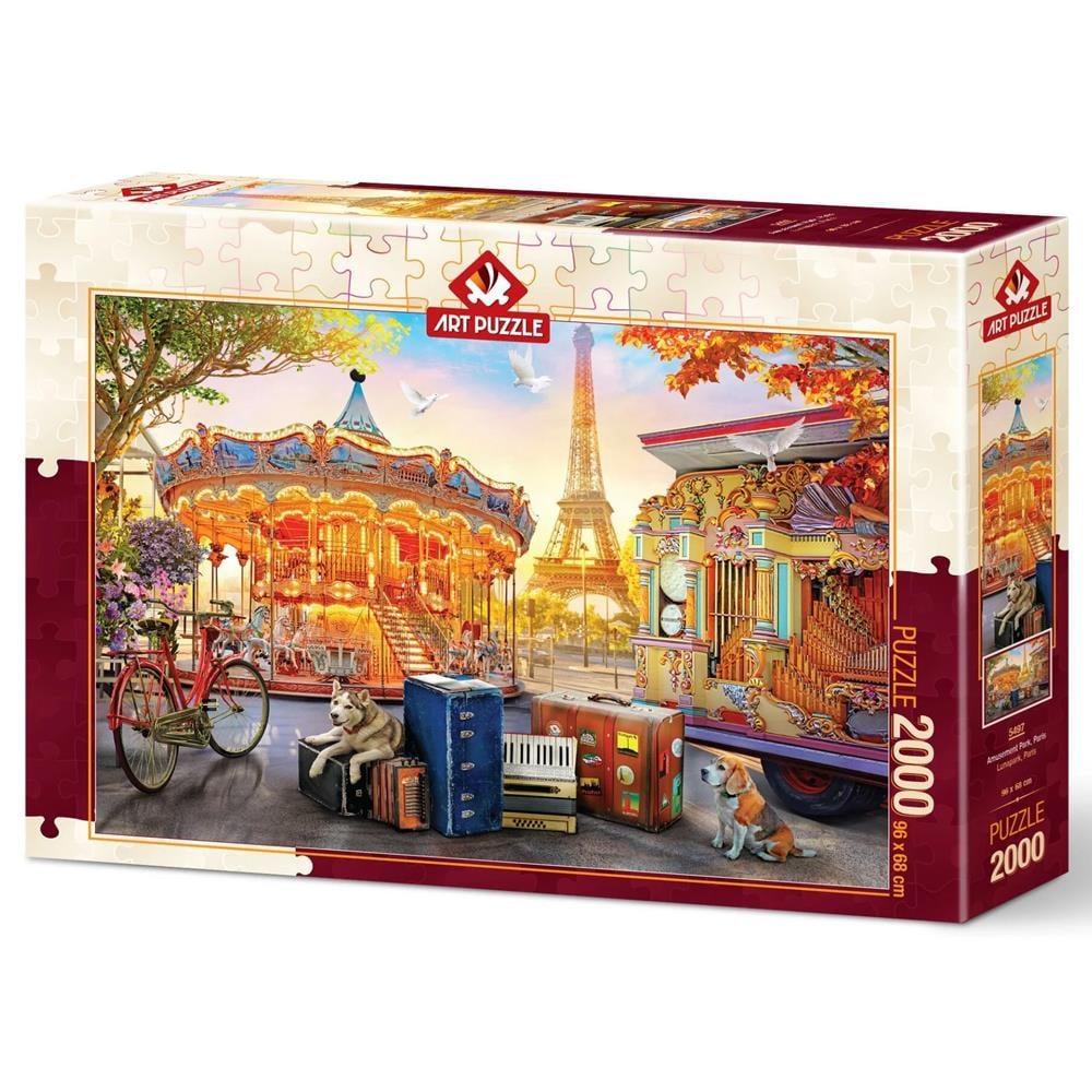 Heidi Oyuncak Art Puzzle Lunapark, Paris 2000 Parça Puzzle 5497