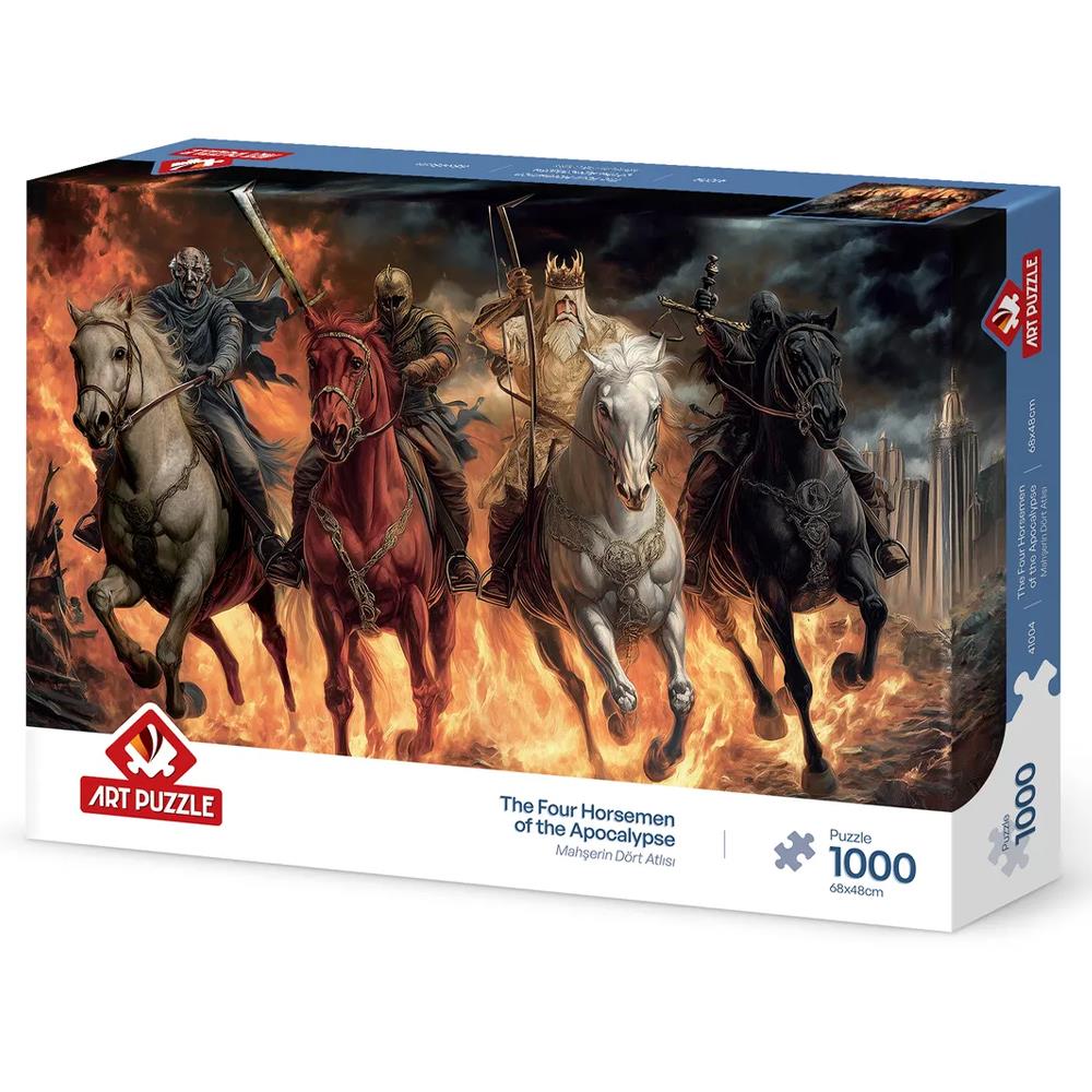 Heidi Oyuncak Art Puzzle Mahşerin Dört Atlısı 1000 Parça Puzzle 41004