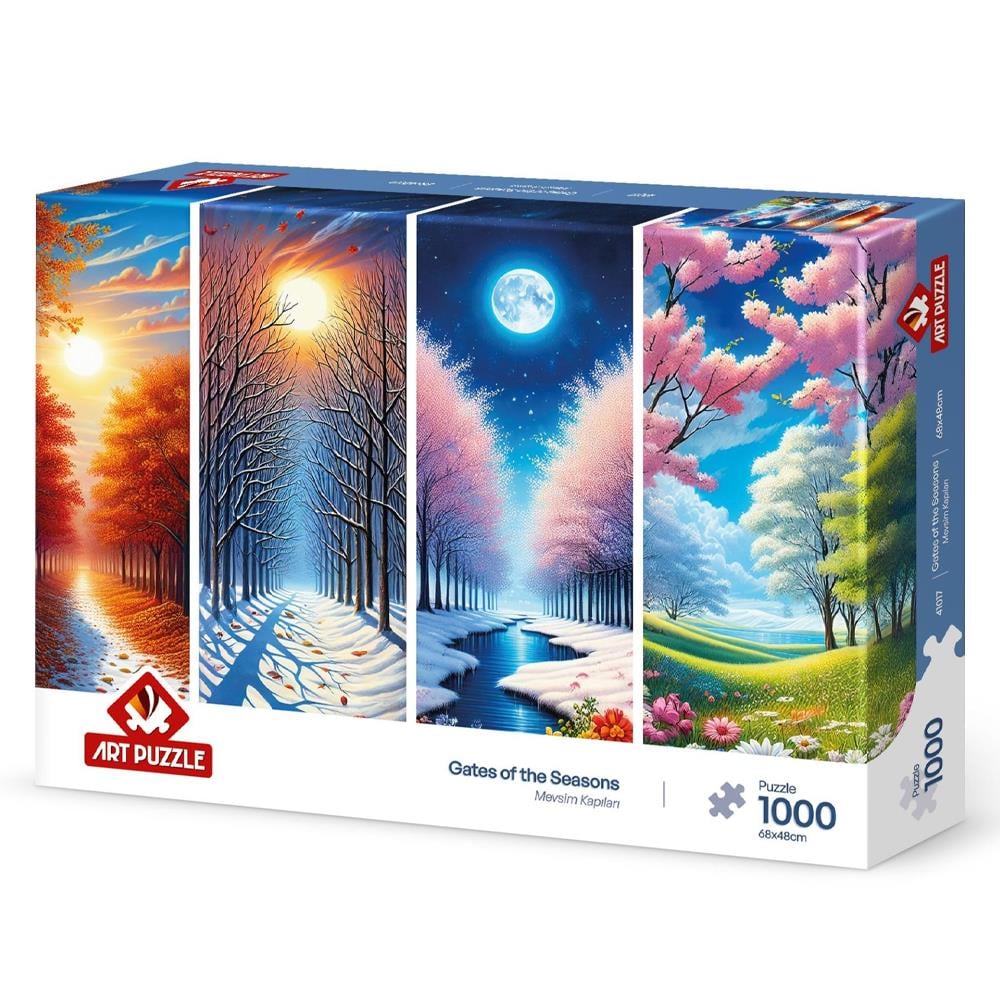 Heidi Oyuncak Art Puzzle Mevsim Kapıları 1000 Parça Puzzle 41017