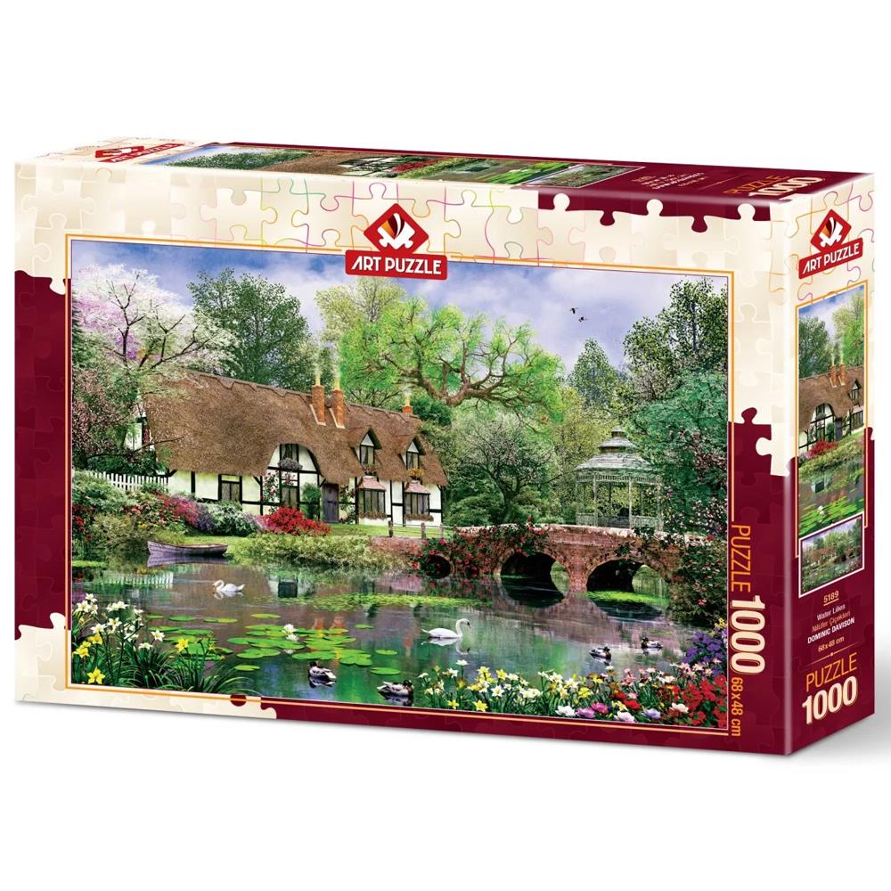 Heidi Oyuncak Art Puzzle Nilüfer Çiçekleri 1000 Parça Puzzle 5189