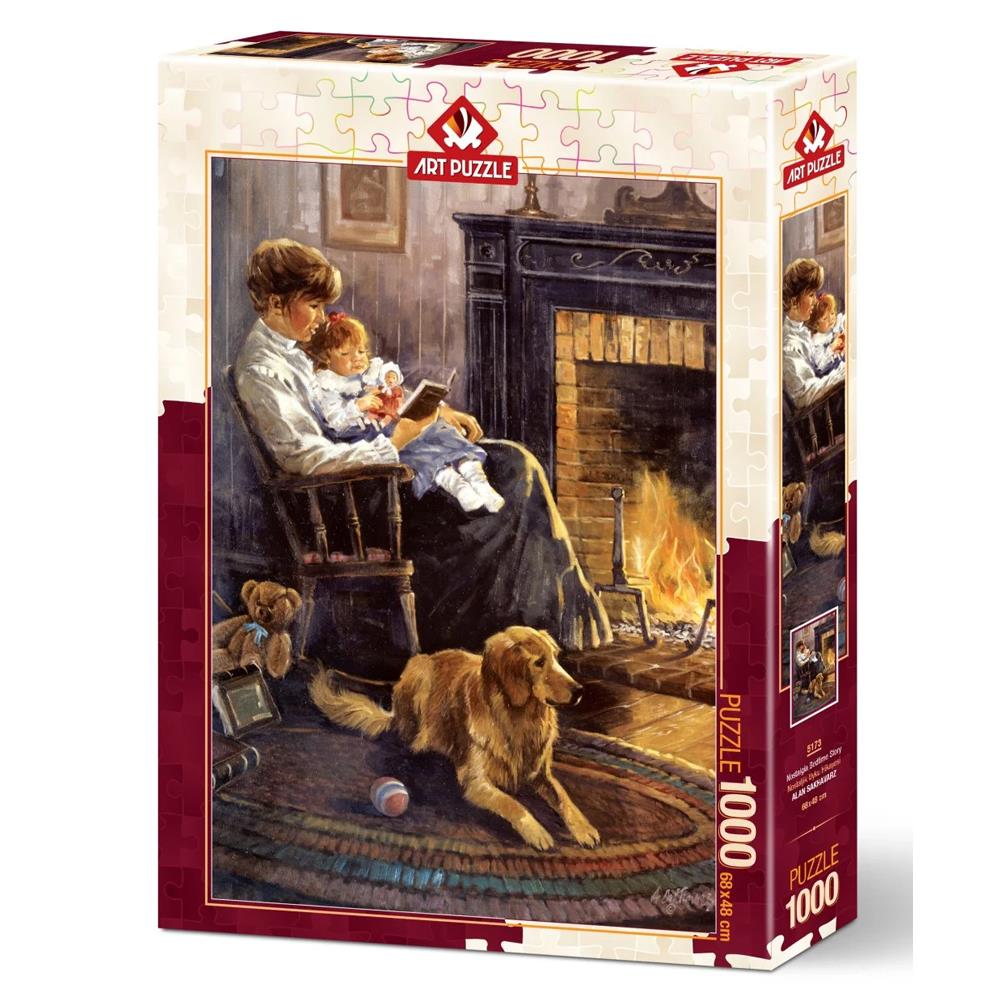 Heidi Oyuncak Art Puzzle Nostaljik Uyku Hikayesi 1000 Parça Puzzle 5173