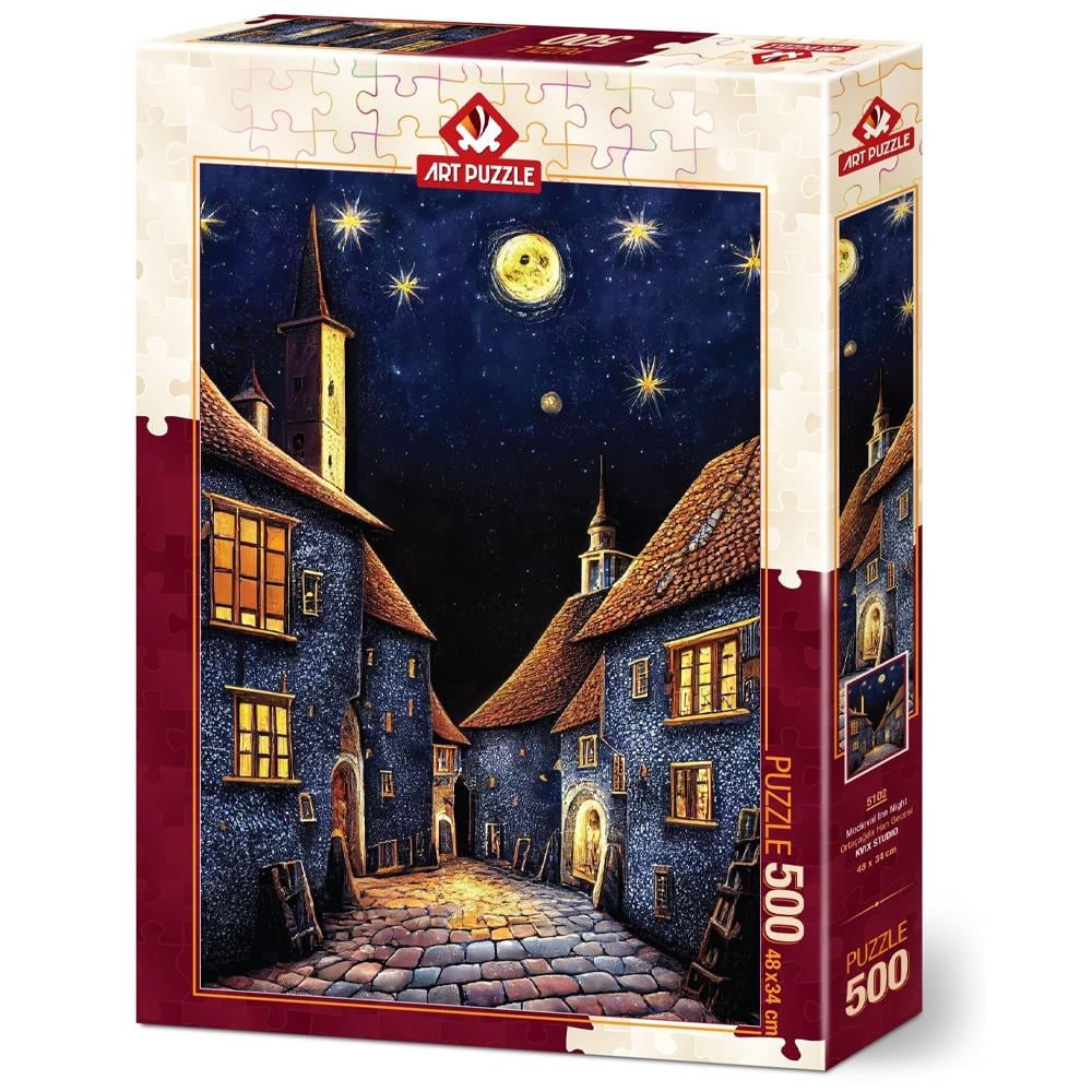 Heidi Oyuncak Art Puzzle Ortaçağda Han Gecesi 500 Parça Puzzle 5102