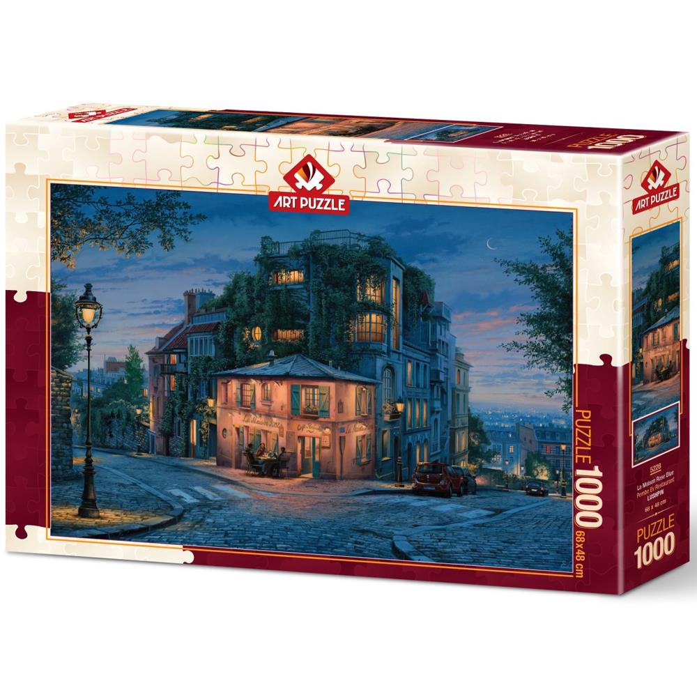 Heidi Oyuncak Art Puzzle Pembe Ev 1000 Parça Puzzle 5228