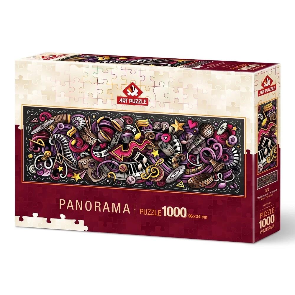 Heidi Oyuncak Art Puzzle Ritmin Elementleri 1000 Parça Panorama 5351